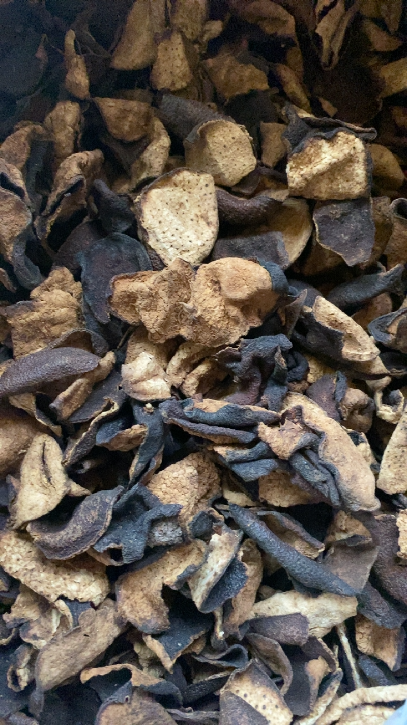 陈皮碎橘子皮大块新会老陈皮干断皮陈皮大红皮泡水泡茶煲汤