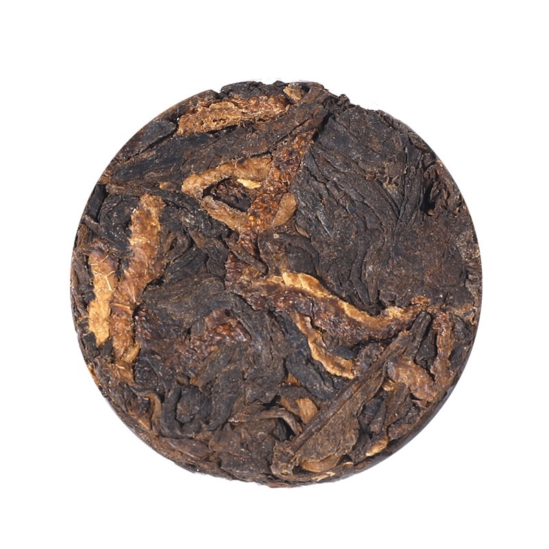 批发陈皮普洱熟小茶饼干茶柑普茶陈皮搭配云南普洱茶熟茶泡茶