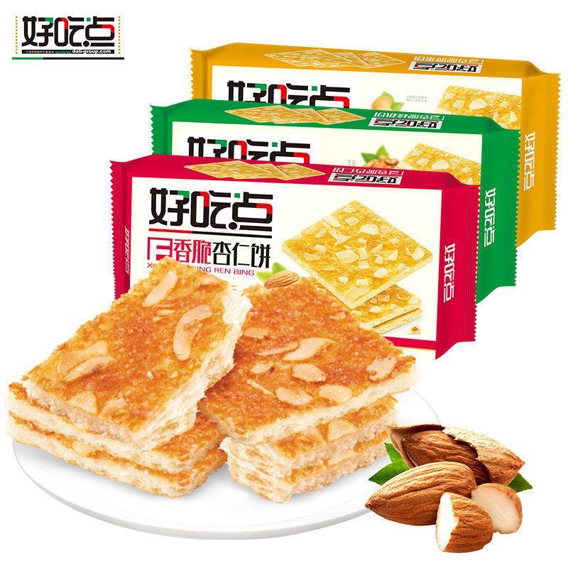 达利园好吃点香脆饼干网红零食小吃杏仁酥休闲食品饼干