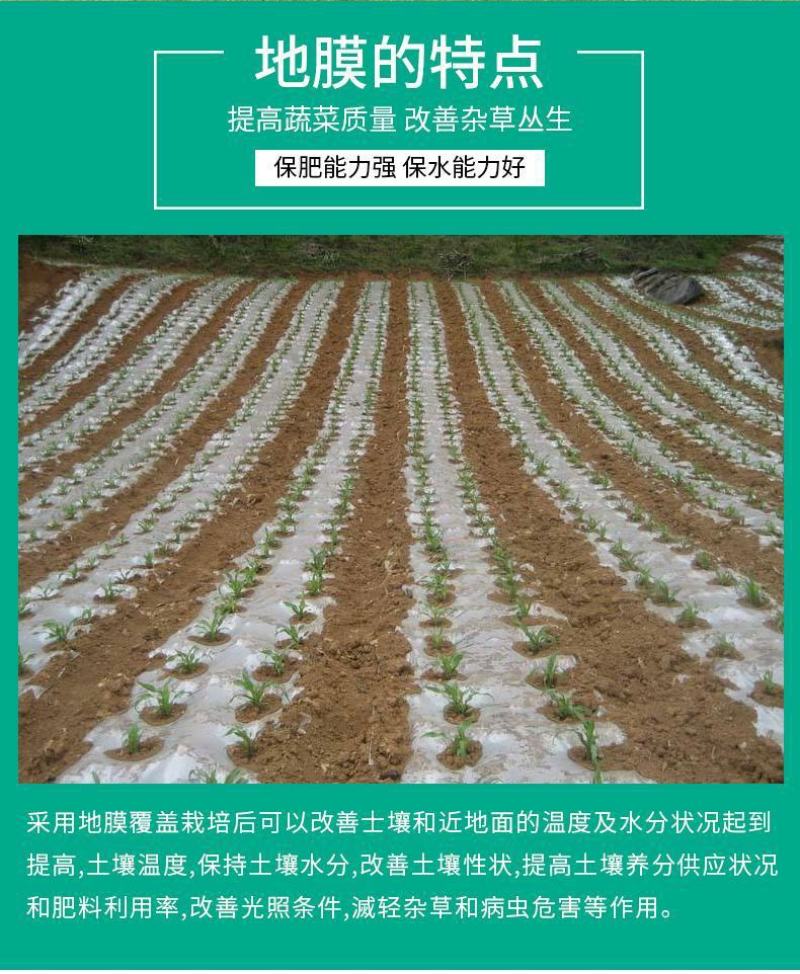 农用地膜一次性地膜批发种菜除草工程膜混凝土养护膜工地白