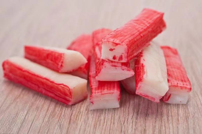 大崎蟹棒蟹柳寿司日料蟹柳蟹棒火锅苕皮豆干用蟹黄螃蟹
