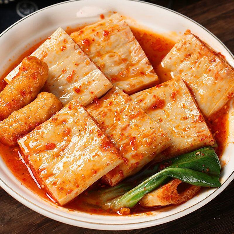 素肉泡泡豆干素鸡肠豆腐块炸串烧烤火锅麻辣烫干货油豆腐包邮