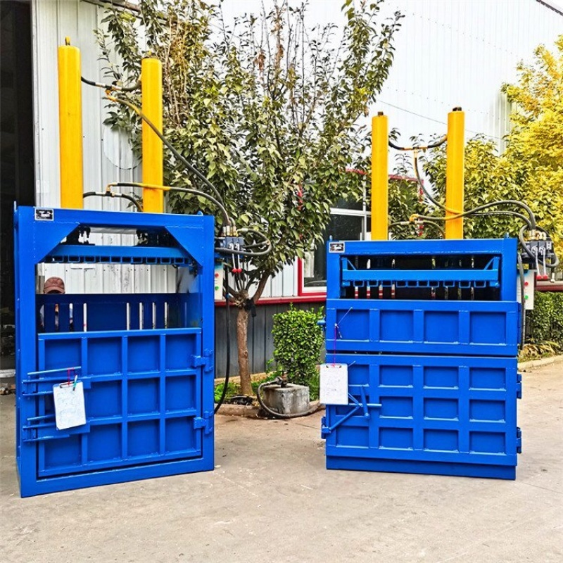 80吨液压打包机废品废纸压实打包废罐整块厂家供应
