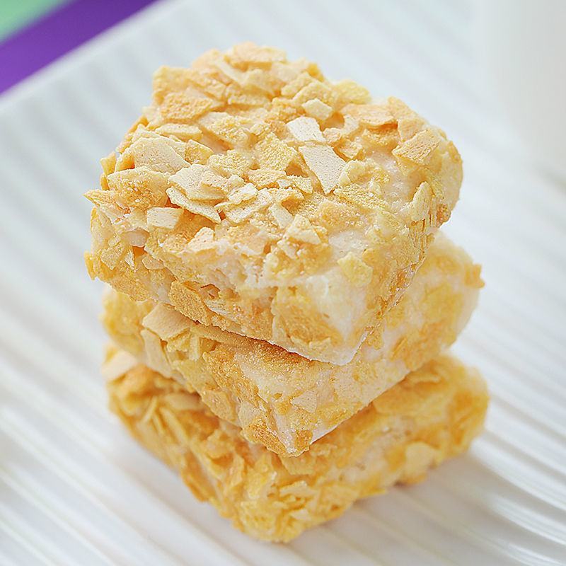 牛奶味燕麦酥巧克力酥网红小吃散装糖果儿童泡芙大礼包批发