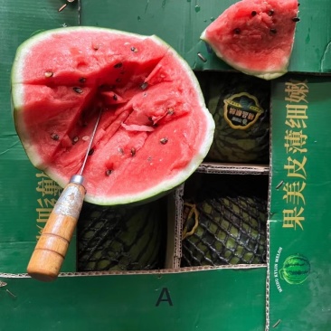 西瓜，东台市西瓜848，美都麒麟瓜，皮薄肉甜