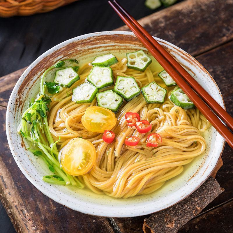 产地销黄秋葵挂面蔬菜面可批发面