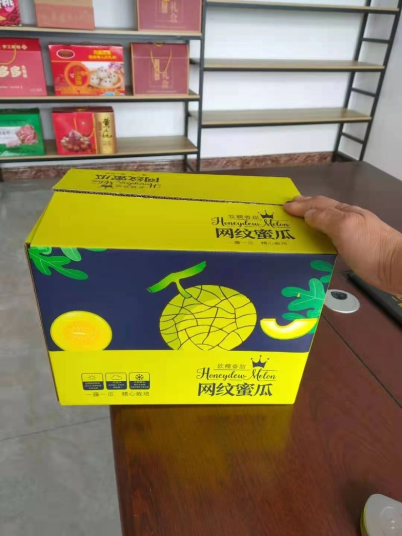 牛商推荐海阳网纹瓜，质量保证，现摘现发