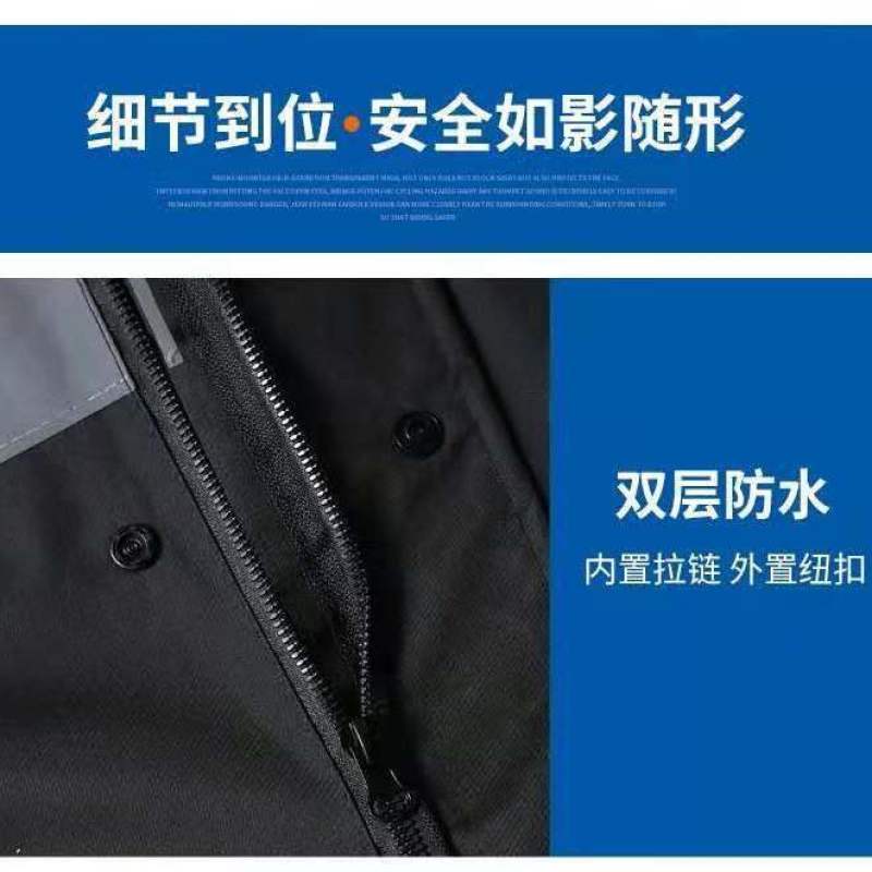 加大时尚长款雨衣全身防暴雨男士成人连体加厚耐磨牛津布户外