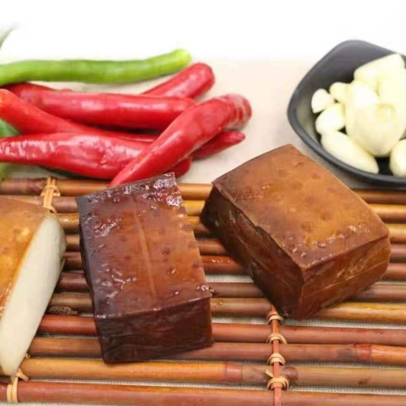 烟熏豆腐干豆干农家柴火腊豆干炒菜凉拌爆炒手工真空豆腐腊豆