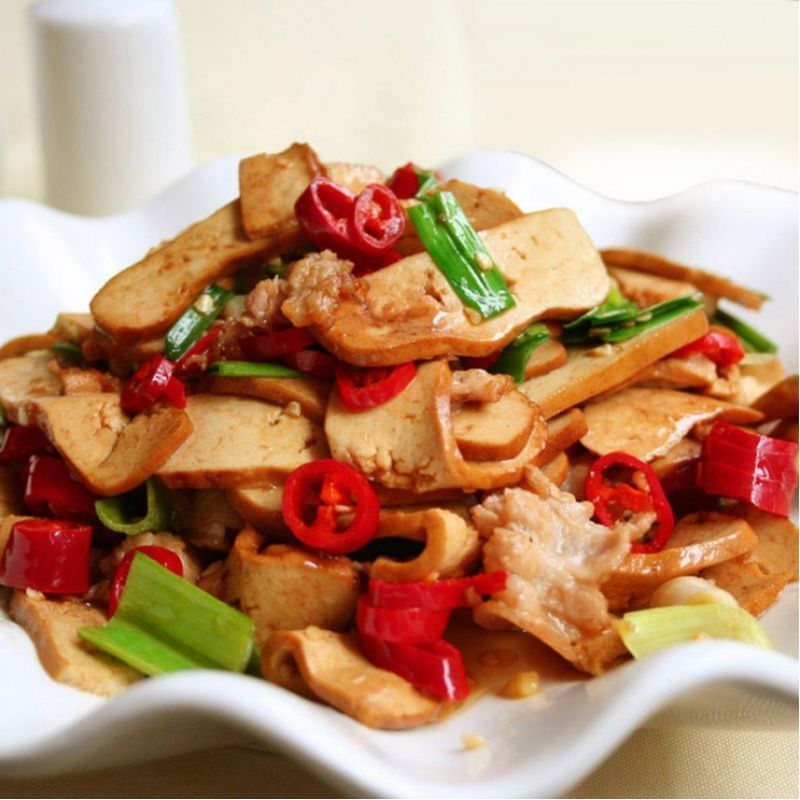 烟熏豆腐干豆干农家柴火腊豆干炒菜凉拌爆炒手工真空豆腐腊豆
