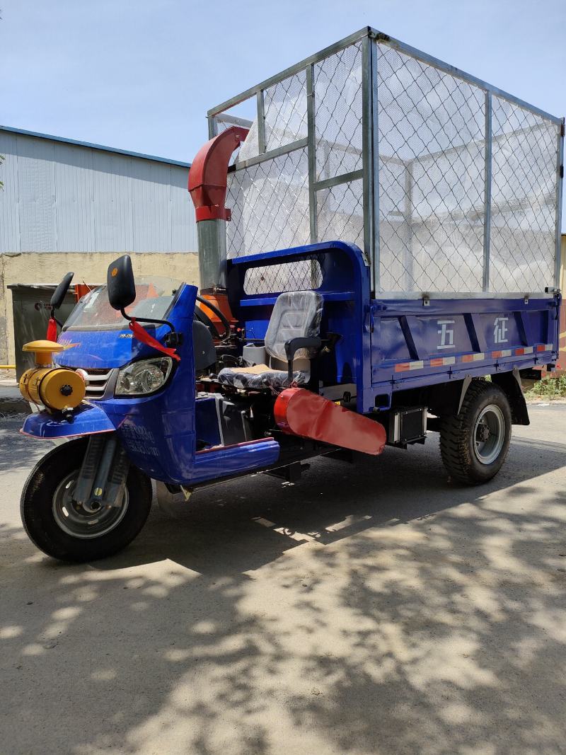 三轮铡草车，五征三轮移动铡草揉丝一体机，干湿两用，全新安