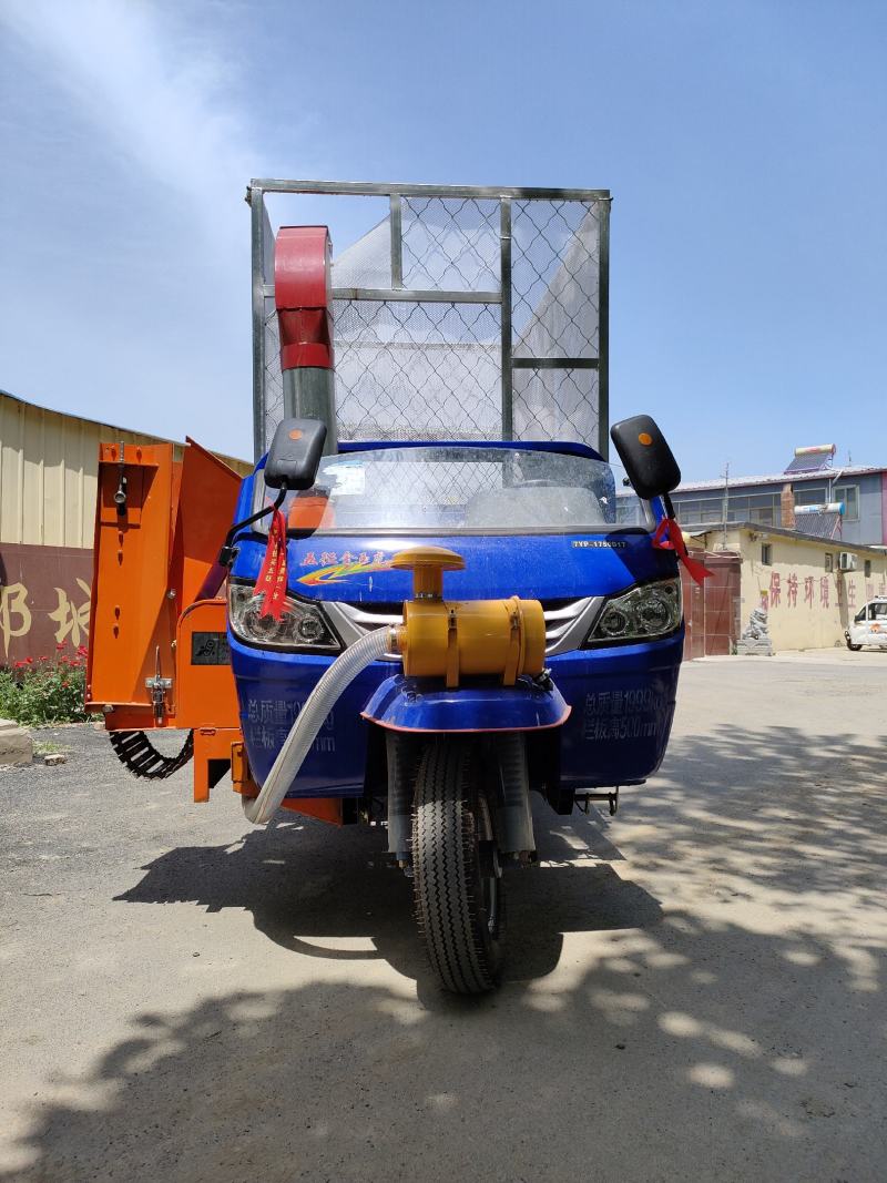 三轮铡草车，五征三轮移动铡草揉丝一体机，干湿两用，全新安