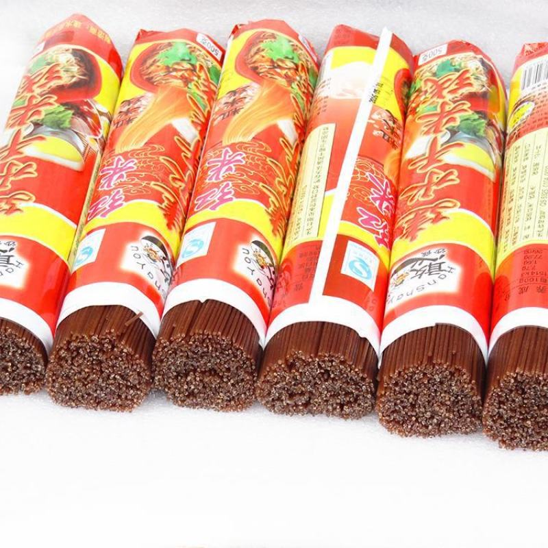 正宗云南干米线建水红米米线粗细云南过桥米线500gx5把