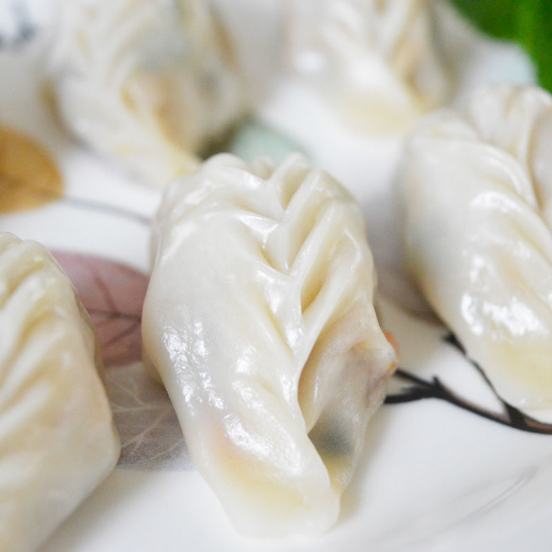 顺丰沙县手工蒸饺速冻水饺子早餐速食点心柳叶煎饺锅贴福建小