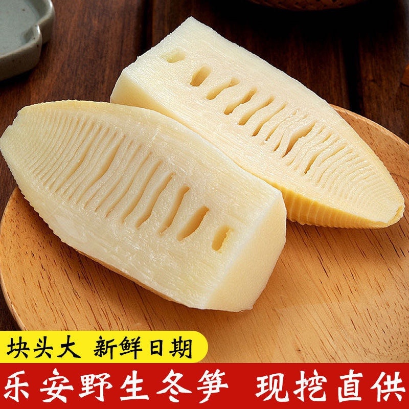 【包邮-500克清水冬笋】热销包邮新鲜水煮冬笋清水竹笋
