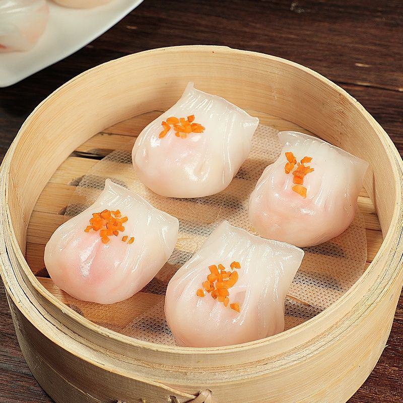 广式虾饺皇蒸饺煎饺营养早餐半成品速食饺子吃的速冻食品批