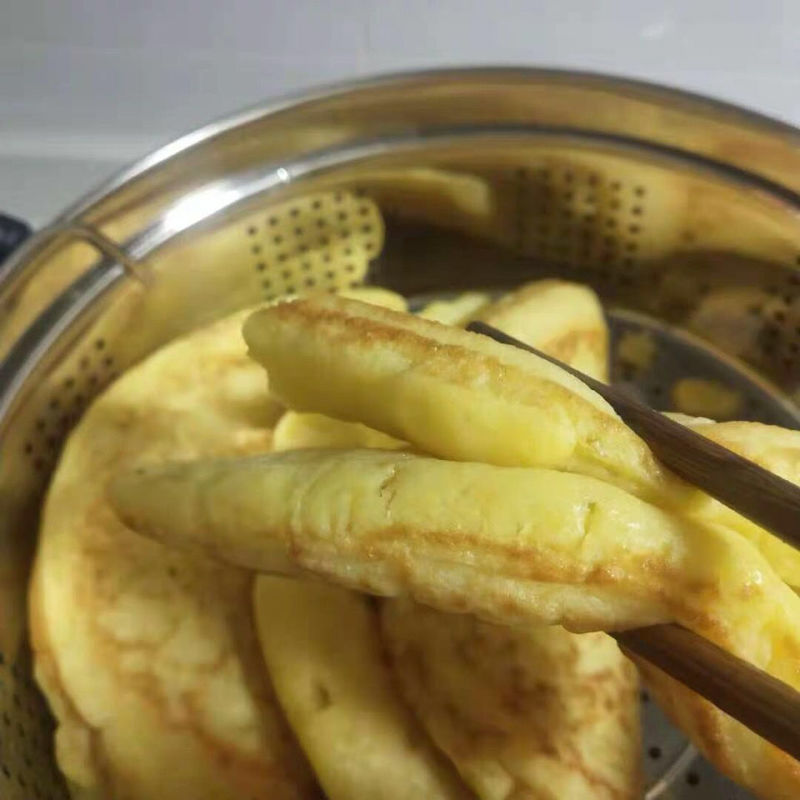 河北特产传统小吃炉糕农家摊黄儿奴锅儿小米面传统手工制煎饼