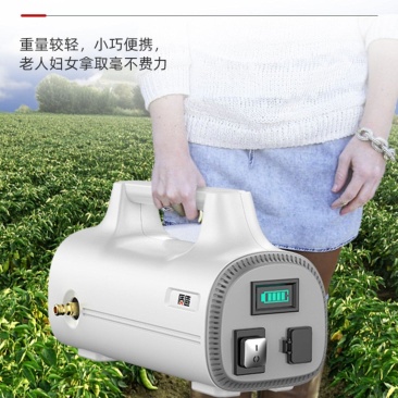 日本质造浇菜神器农用淋菜地灌溉户外小型充电式自吸抽水泵浇