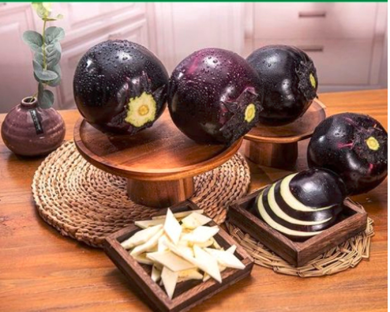 热销！精品圆茄，现摘现发，货量充足，欢迎选购！