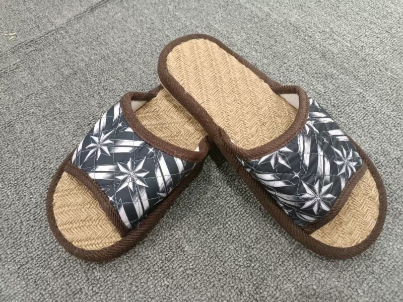 成人亚麻拖鞋清货3.8
