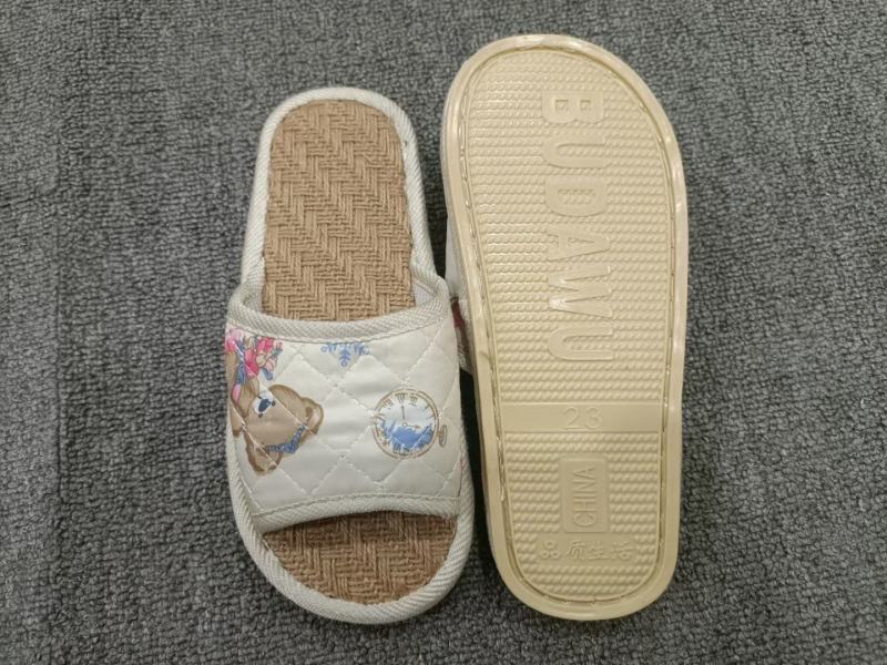 成人亚麻拖鞋清货3.8
