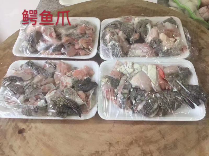 红烧焖鳄鱼肉