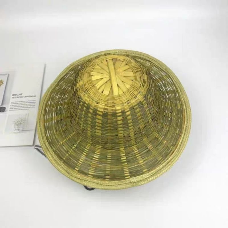 养蜂工具竹编竹蜂帽养蜂蜂帽竹制蜂帽子安全帽防护蜂具包邮