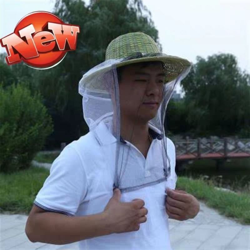 养蜂工具竹编竹蜂帽养蜂蜂帽竹制蜂帽子安全帽防护蜂具包邮