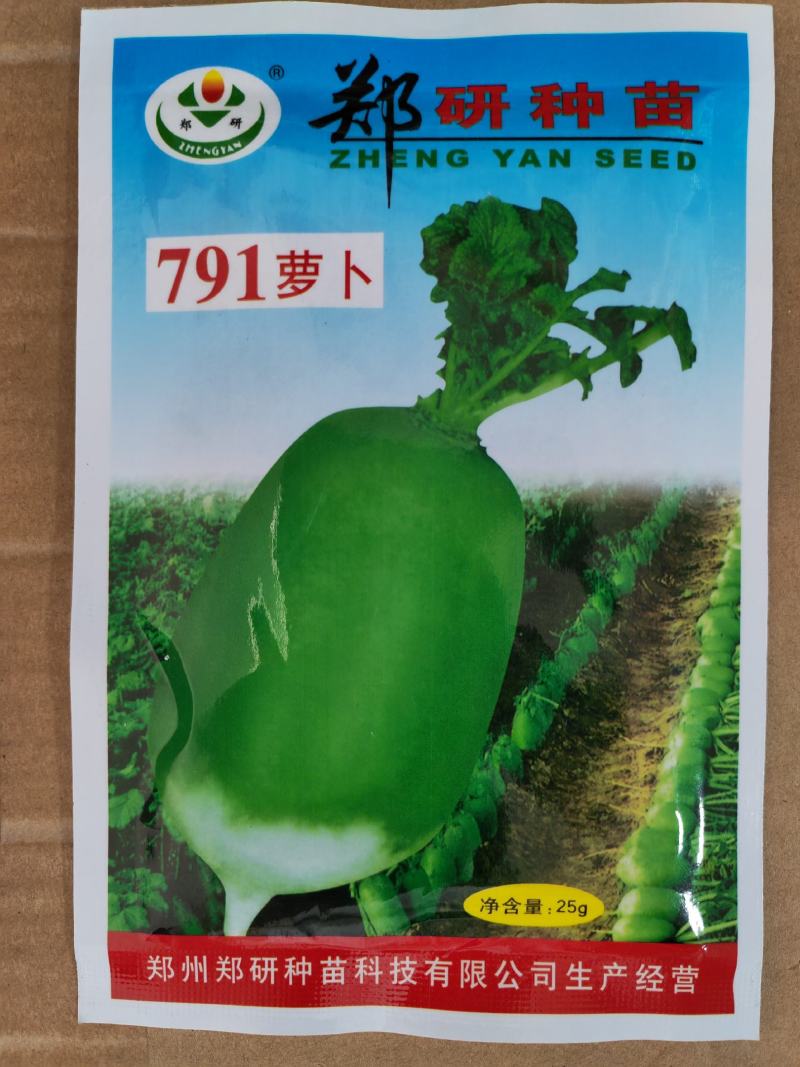 大量私聊【精】郑研经典791萝卜种子50g，表皮光滑