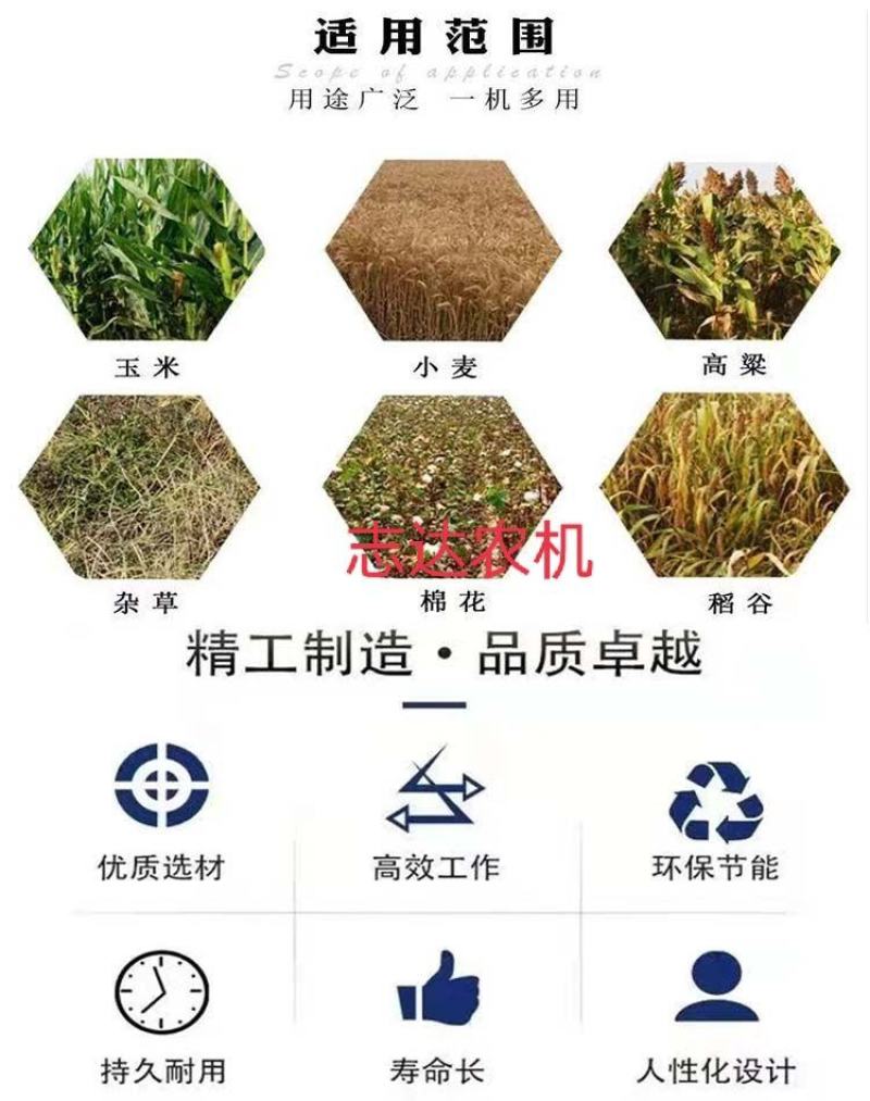 液压避让式碎草机还田机拖拉机带果园打草机
