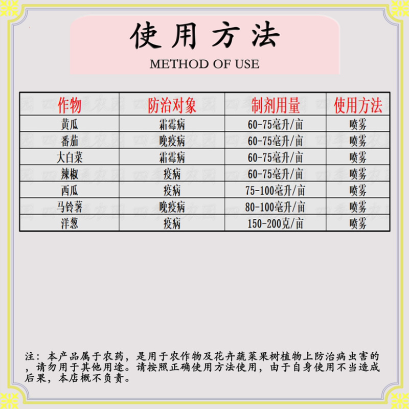 德国拜耳银法利黄瓜番茄霜霉病早晚疫病茎腐病农药杀菌剂