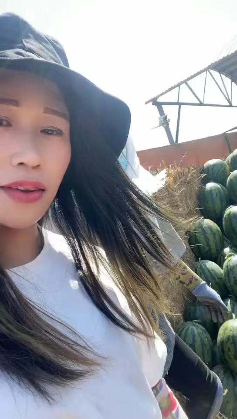 【山东精品甜王西瓜】谭坊甜王一手货源。保质保量。售后三包