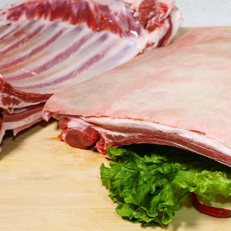 优选清真新鲜带皮山羊排生羊排肋排批发羊蝎子带骨羊肉烧烤食