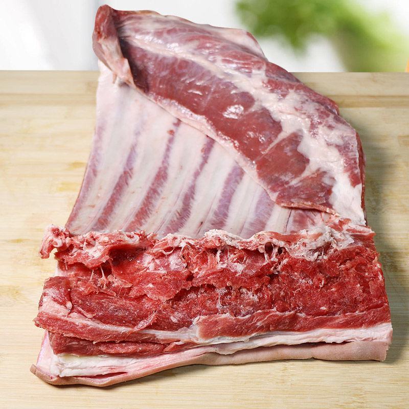 优选清真新鲜带皮山羊排生羊排肋排批发羊蝎子带骨羊肉烧烤食