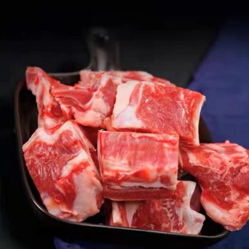羊肉块特惠带骨原切多肉羊肉块散养山羊切块带骨羊肉批发生鲜