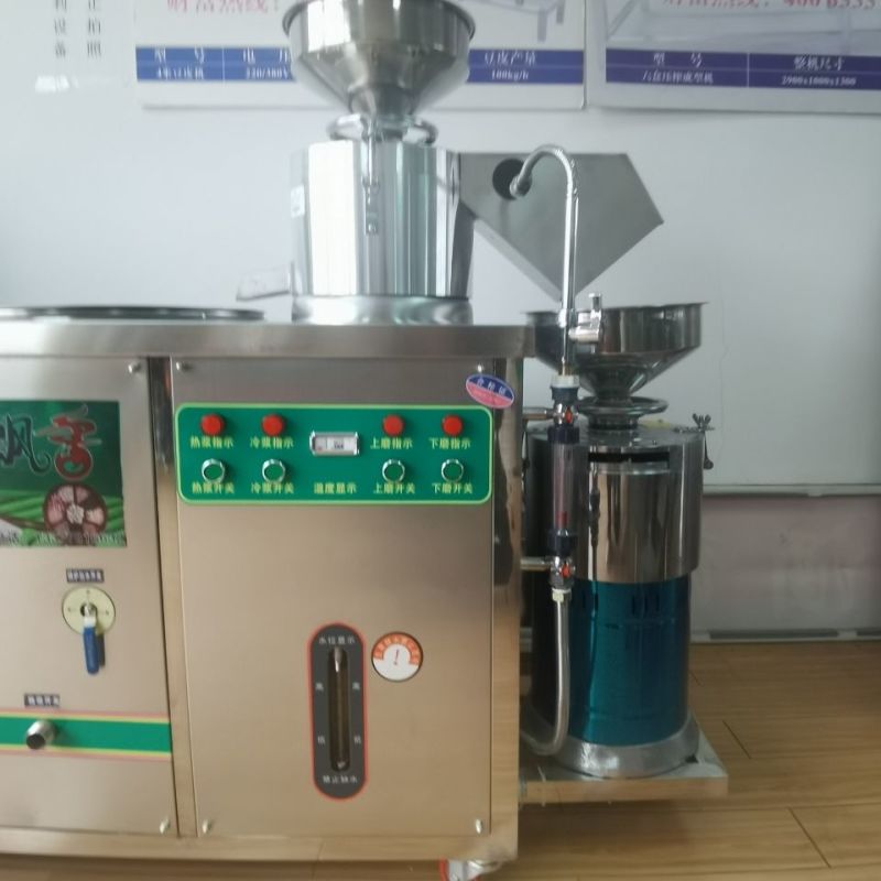 新型多功能智能双联磨豆腐机创业机器豆浆豆干豆腐脑豆制品机