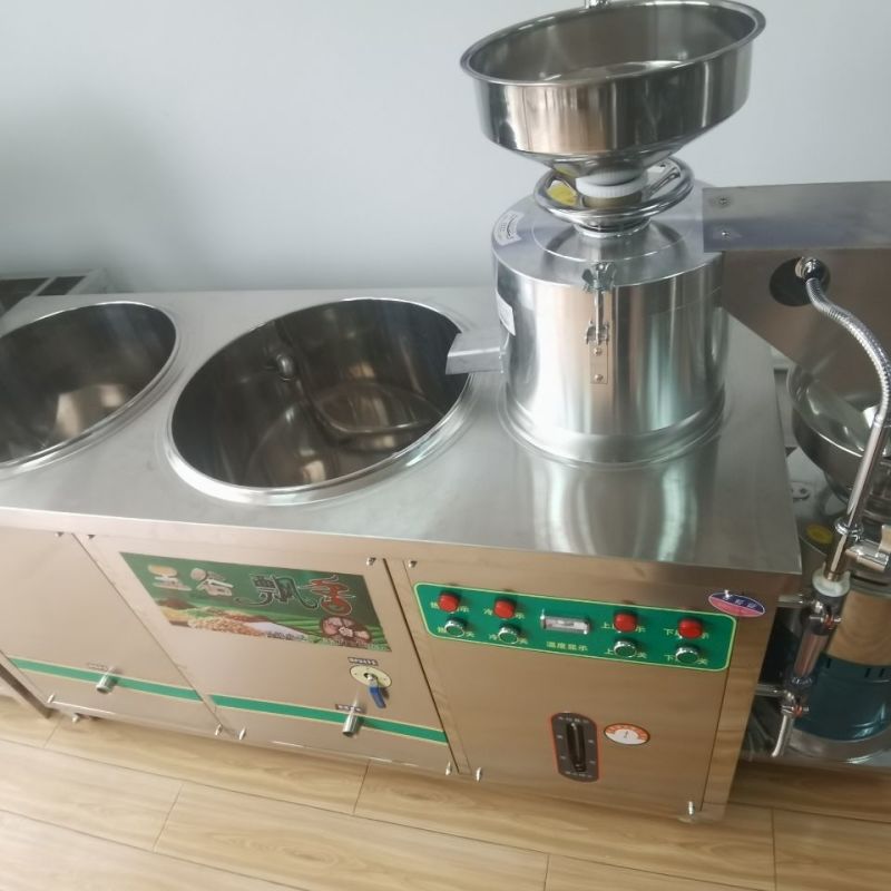 新型多功能智能双联磨豆腐机创业机器豆浆豆干豆腐脑豆制品机