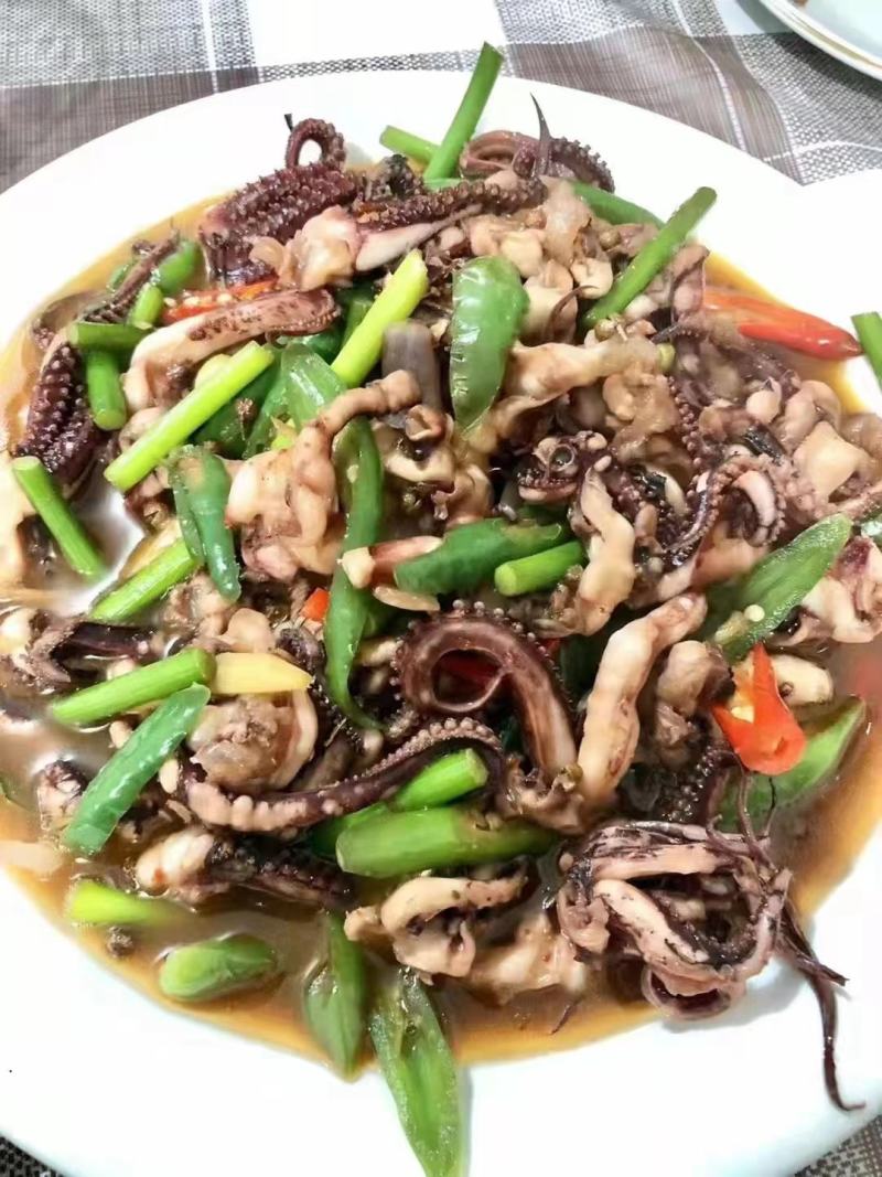 脆口鱿鱼须二本足铁板烧鱿鱼须自助餐厅饭店烧烤店专用鱿鱼须