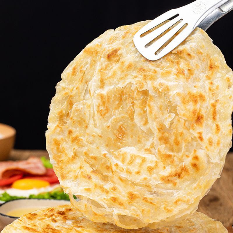 手抓饼原味千层饼大份量商用摆摊10/50片量贩装半成品饼