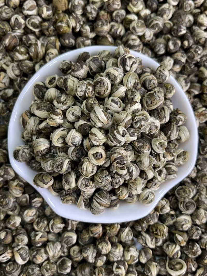 新茶茉莉花茶批发白龙珠白凤珠花香浓郁耐泡支持代发