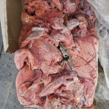 蒙古活马吊宰，四分体腿肉带腱子，块大精修无油，纯干货，注