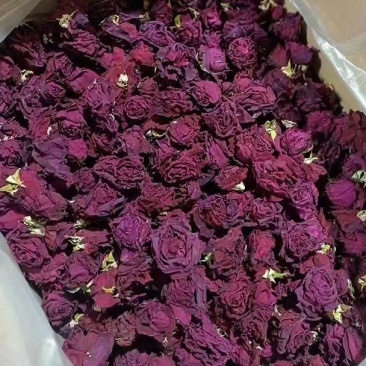 云南烤干墨红玫瑰花茶