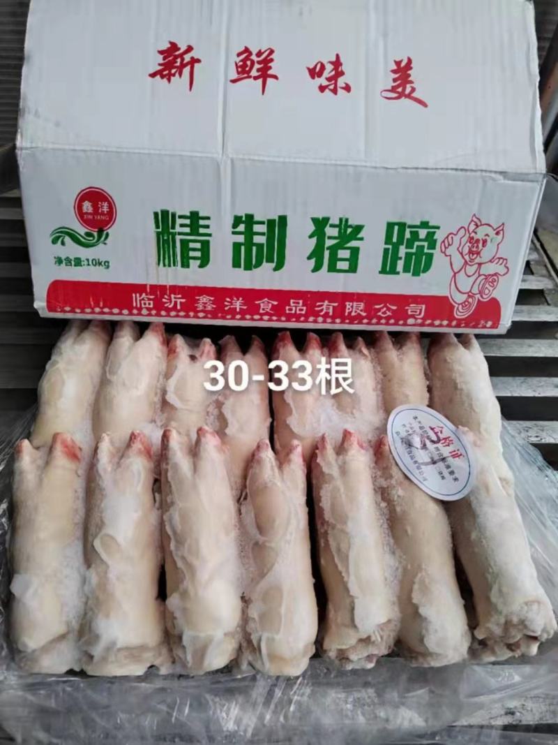 猪蹄前蹄20斤冷冻生猪蹄带筋猪蹄整只小猪蹄子猪爪前蹄