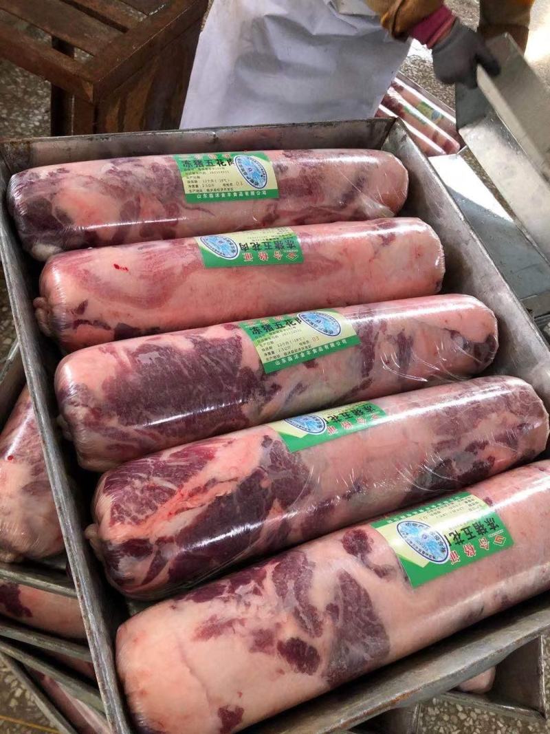 推荐精品五花卷自然水不碎不散，纯鲜肉制作无任何添加剂