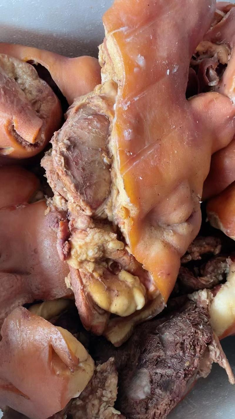 卤猪头肉全熟去骨猪头肉一件60斤江湖地摊货一手货源