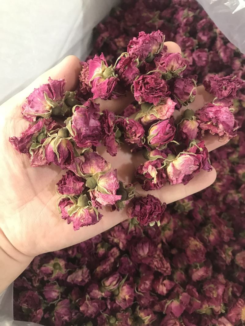 玫瑰花茶，墨红玫瑰，重瓣玫瑰云南墨红玫瑰，烤干、冻干墨红