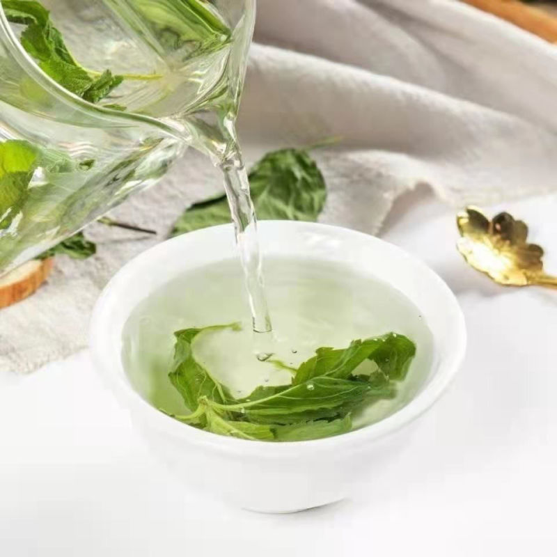 薄荷叶新鲜干薄荷茶清凉特产级可配柠檬片泡茶泡水喝批发价