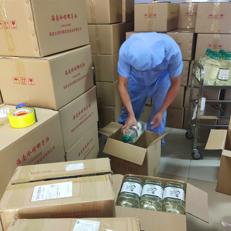 海南新鲜初榨冷榨全纯椰子油食用油生酮大容量家庭实惠装