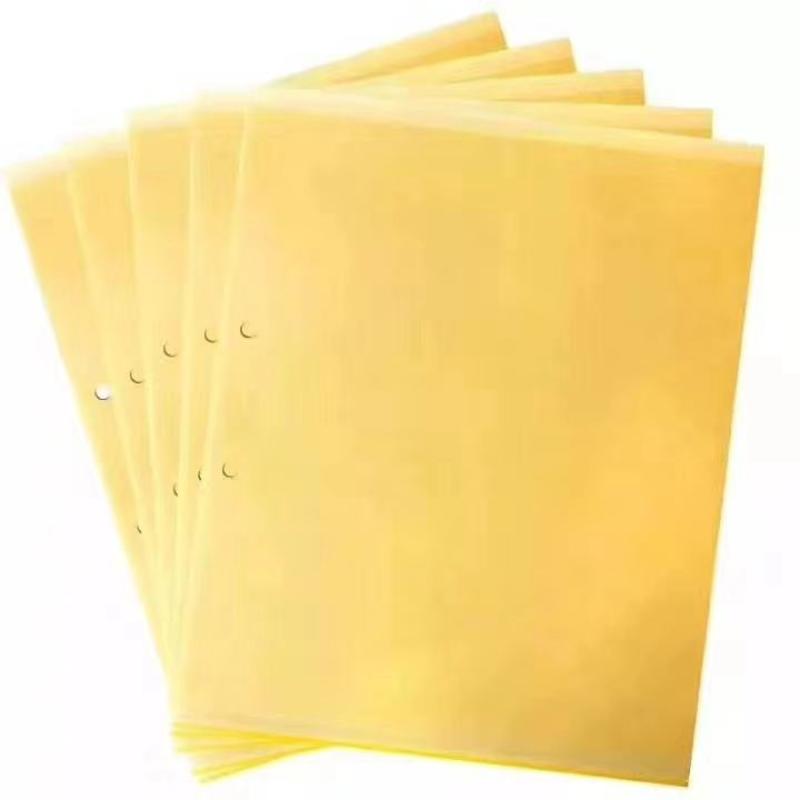 黄、蓝粘虫板双面覆纸易撕开、不流胶20*25