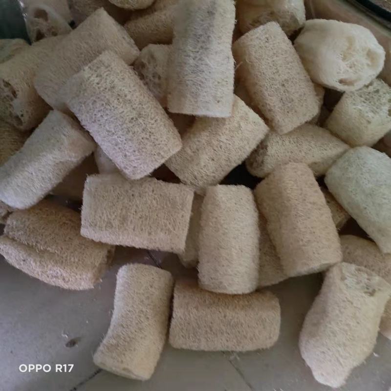 洗碗片百洁布丝瓜络片丝瓜瓢段搓澡布茶杯垫壶承加工厂家